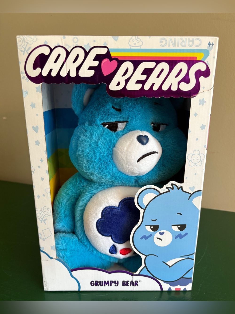 NIB 2021 Care Bear 14" Plush - Soft Huggable Material Grumpy Bear 22477